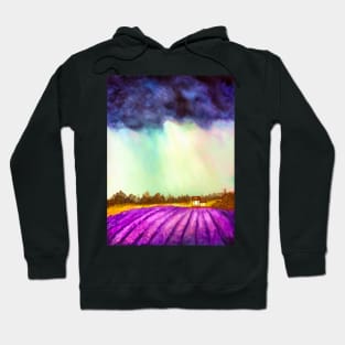 Dramatic light country landscape 2 Hoodie